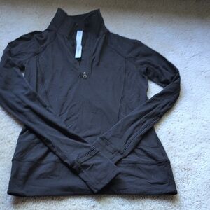Lululemon Athletica Black Fitted Long Sleeve Sweatshirt *SOLD*